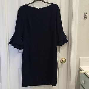Ralph Lauren dress size 4 navy. Worn once